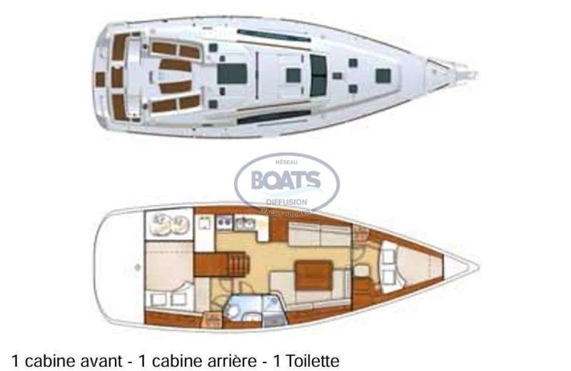 Voilier Beneteau Oceanis 40 2009 exterieur 12