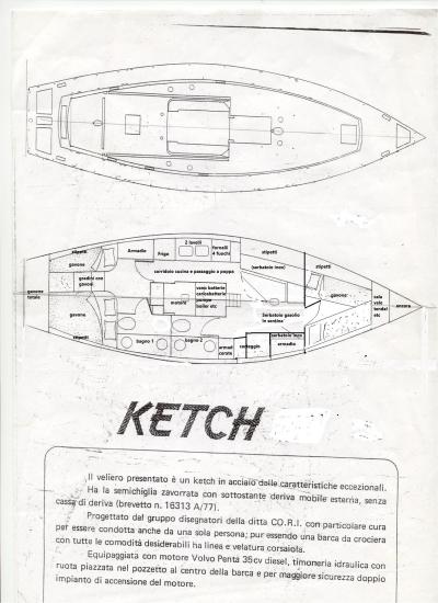 Voilier Expedition Steel Ketch 1982 exterieur 11