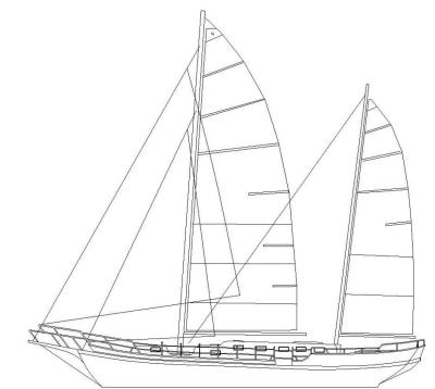 Voilier Classic Ketch 1984 exterieur 15